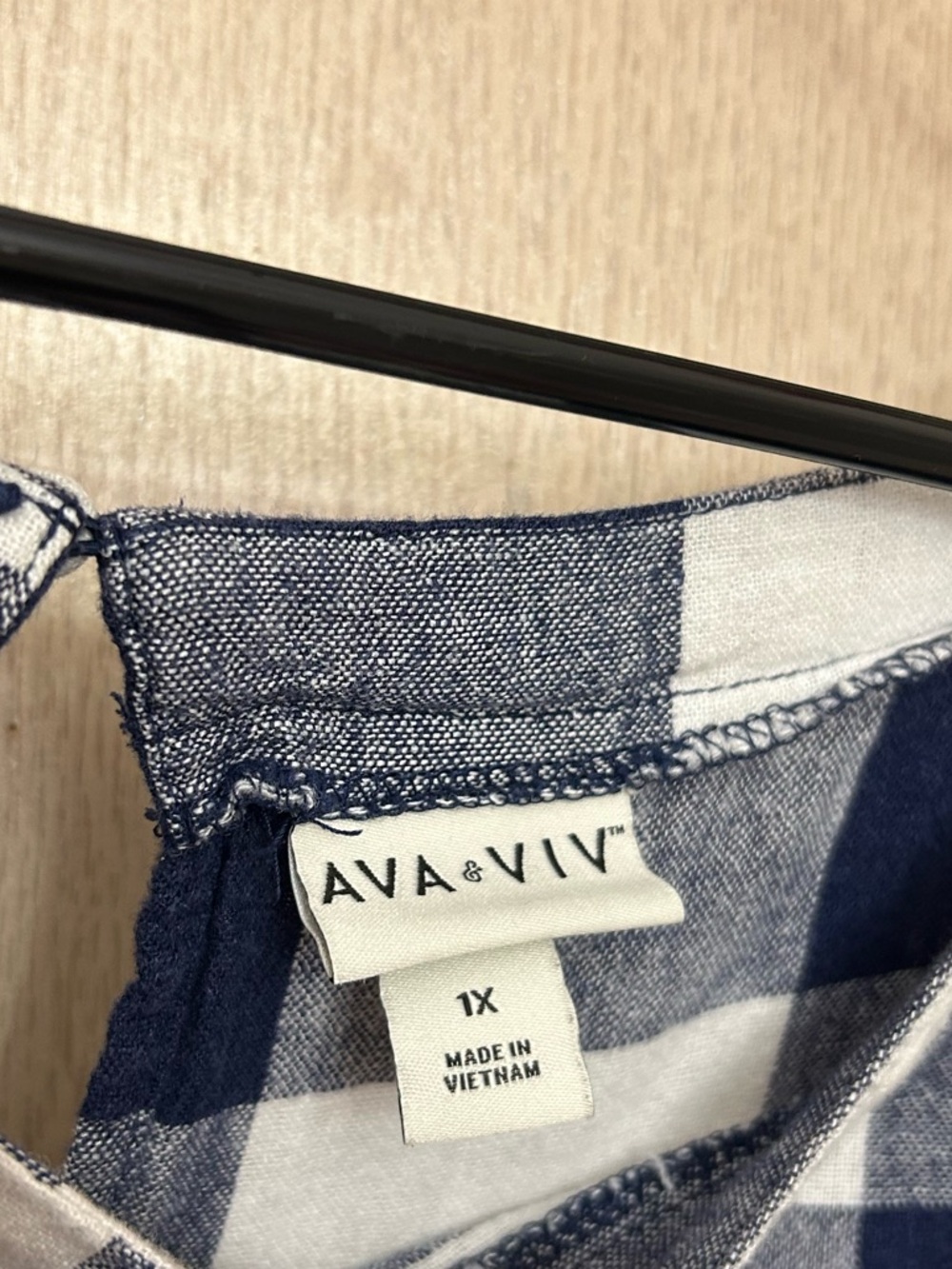 Ava & Viv Linen Blend Mini Dress - Size 1XL - Picture 5 of 6